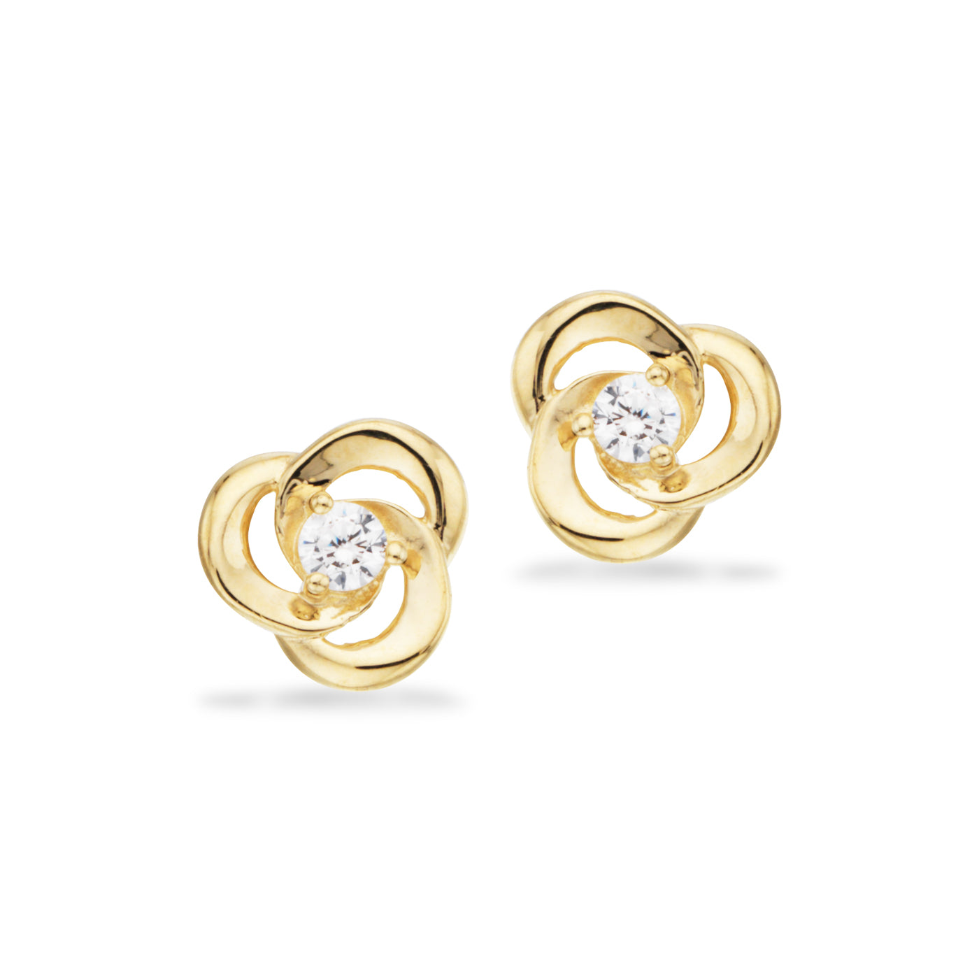 8 kt. Ørestikker cubic. zirk.