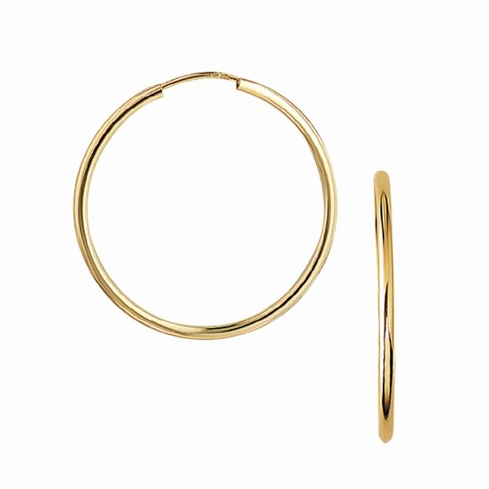 14 kt. creoler 30 mm.