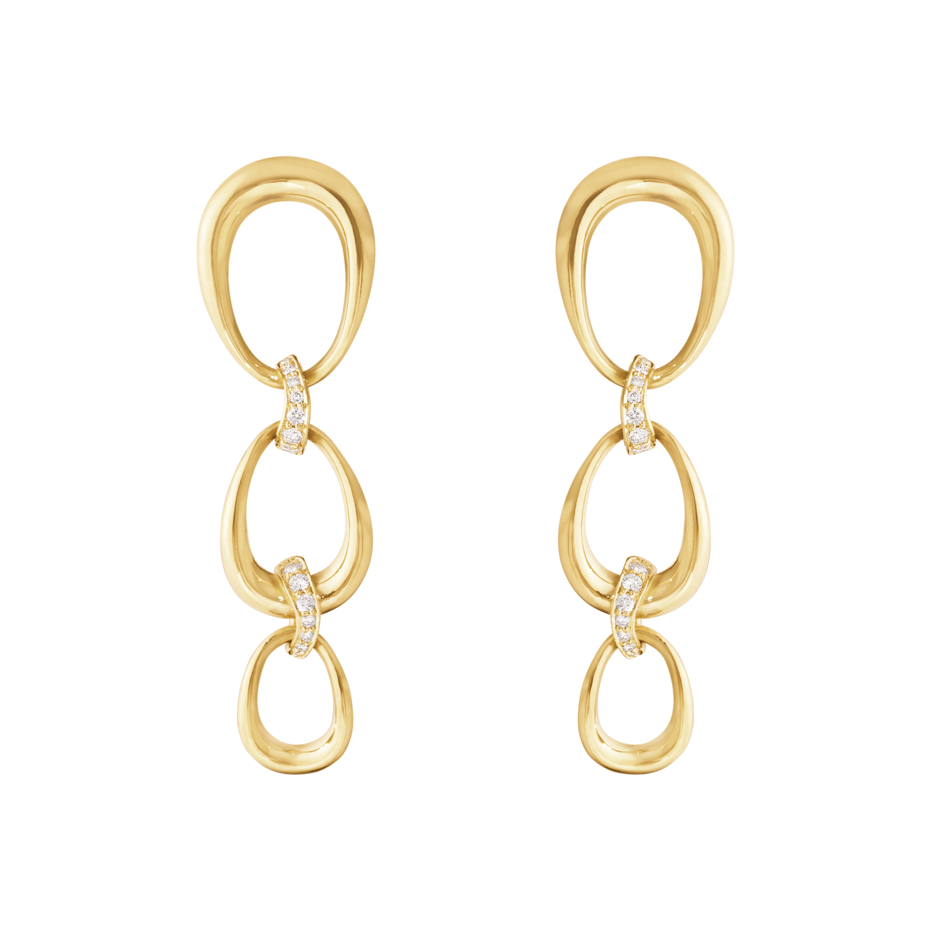 18 kt. Offspring øreringe m/0,11 ct.