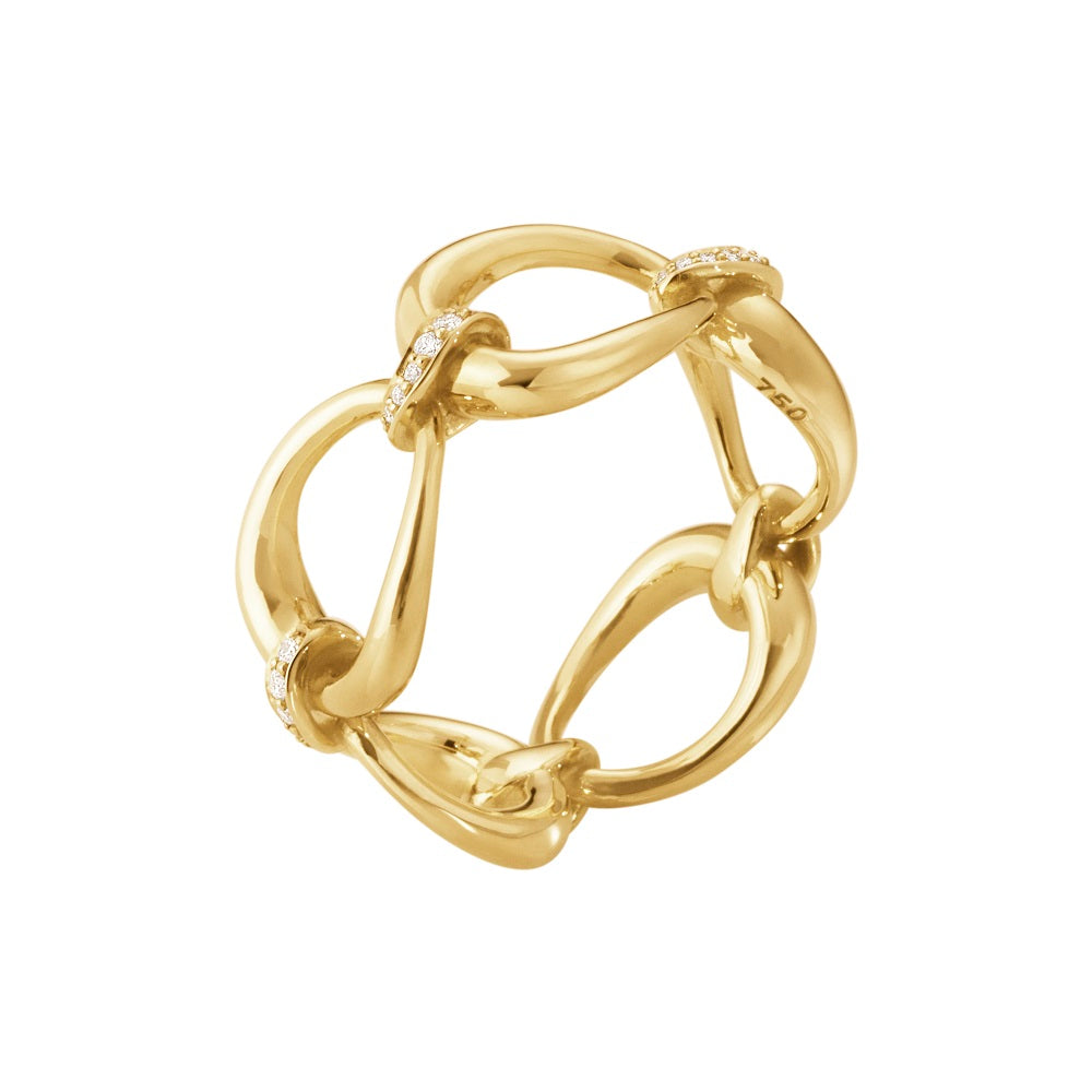 18 kt. Offspring ring m/0,14 ct.
