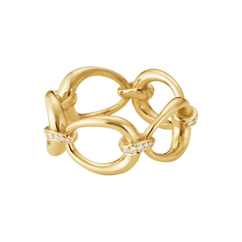 18 kt. Offspring ring m/0,14 ct.