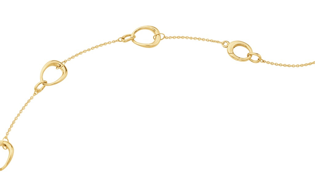 Offspring halskæde 18 kt. guld 42 cm.