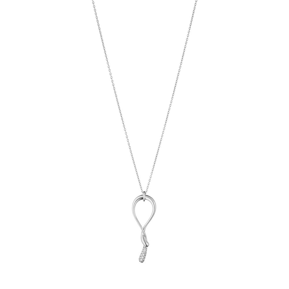 Mercy Swirl sølvvedhæng m/0,12 ct.