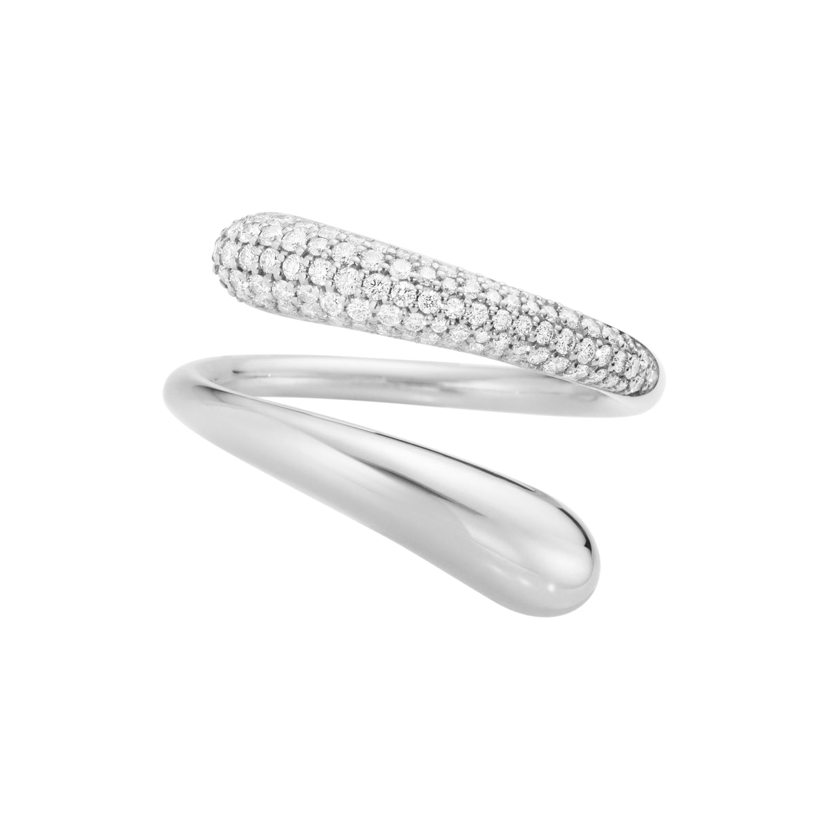 Mercy Twist sølv ring m/0,37 ct.