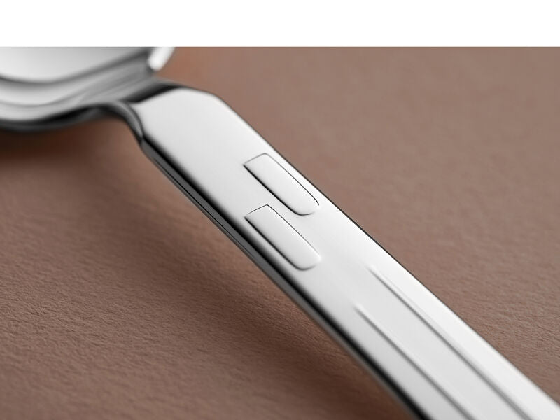 Sølv urske m/blomster blank