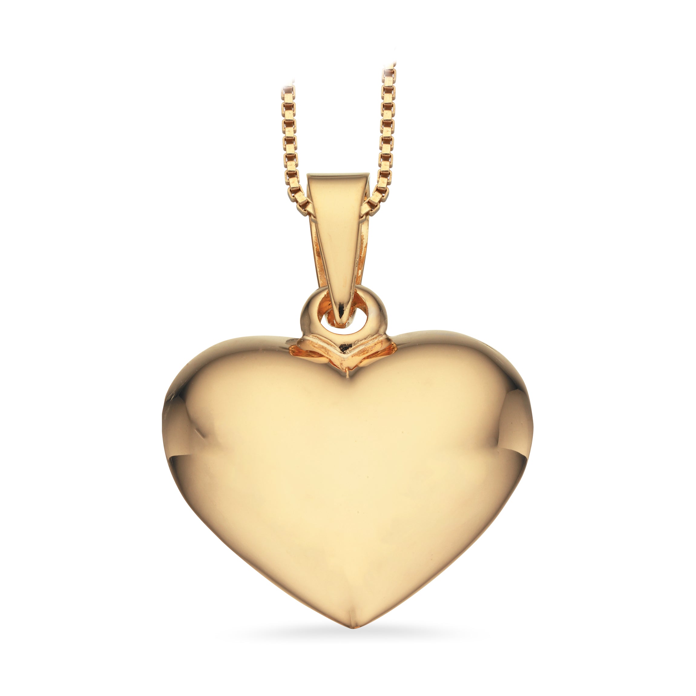 Hjerte vedhæmg fg. sølv 16 x 19 mm.