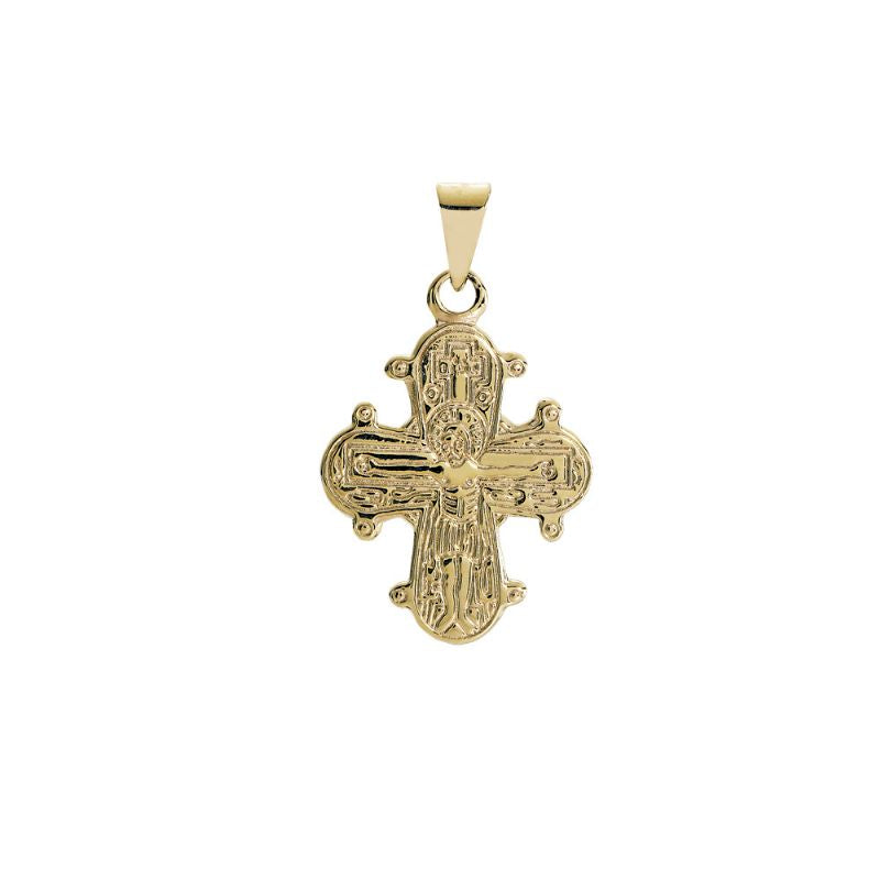 8 kt. Dagmarkors 16x13 mm.