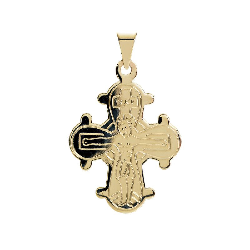 8 kt. vedhæng Dagmarkors 21x18 mm.