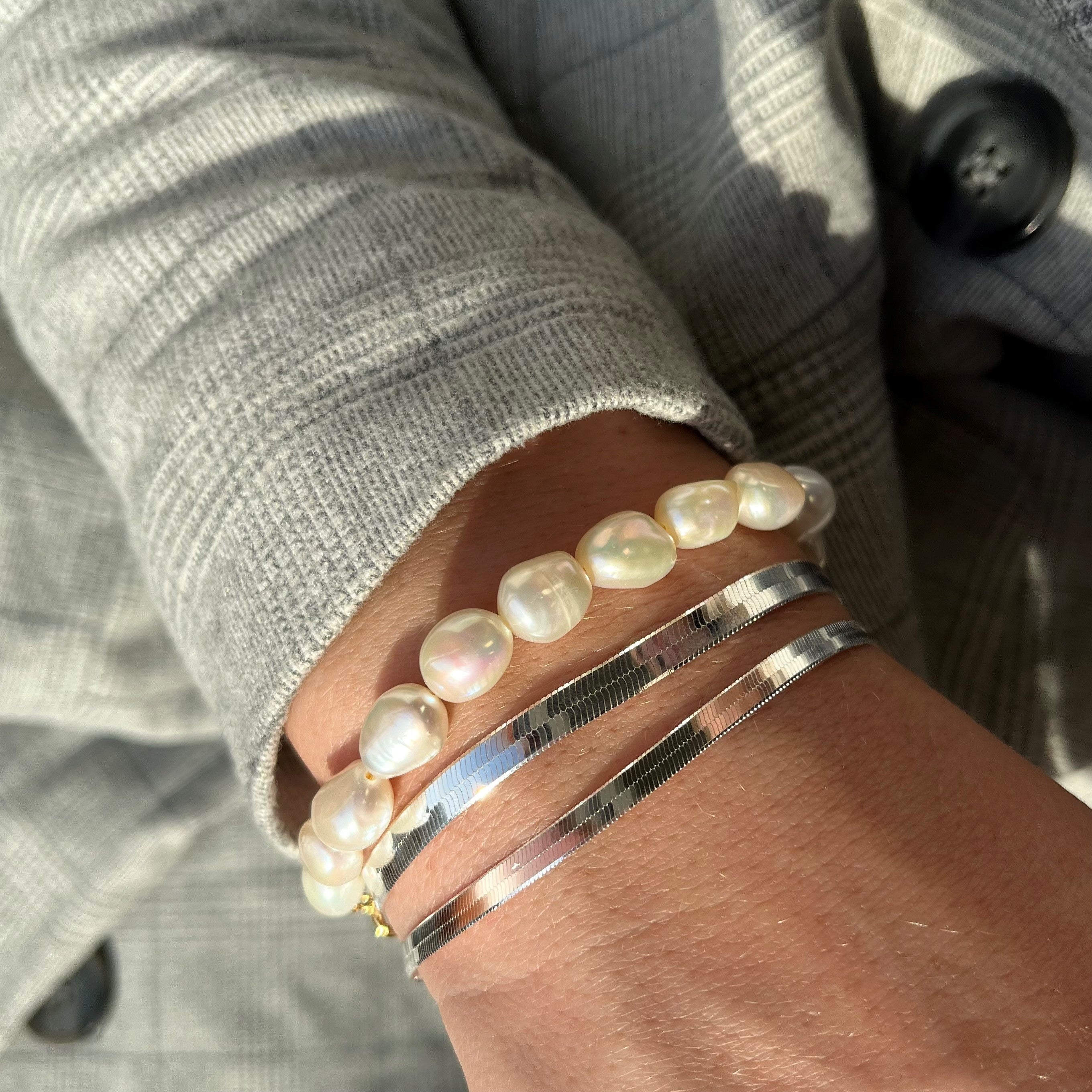 Magic sølvarmbånd 17+2 cm.