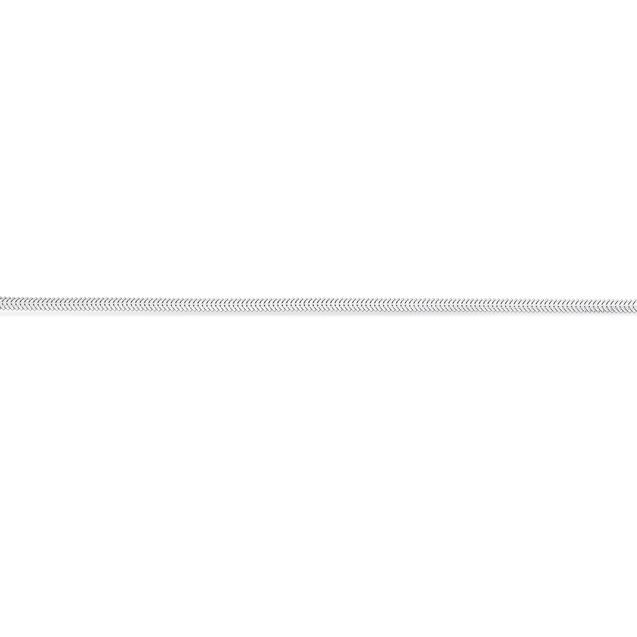 Sølv Ankelkæde oval Panzer