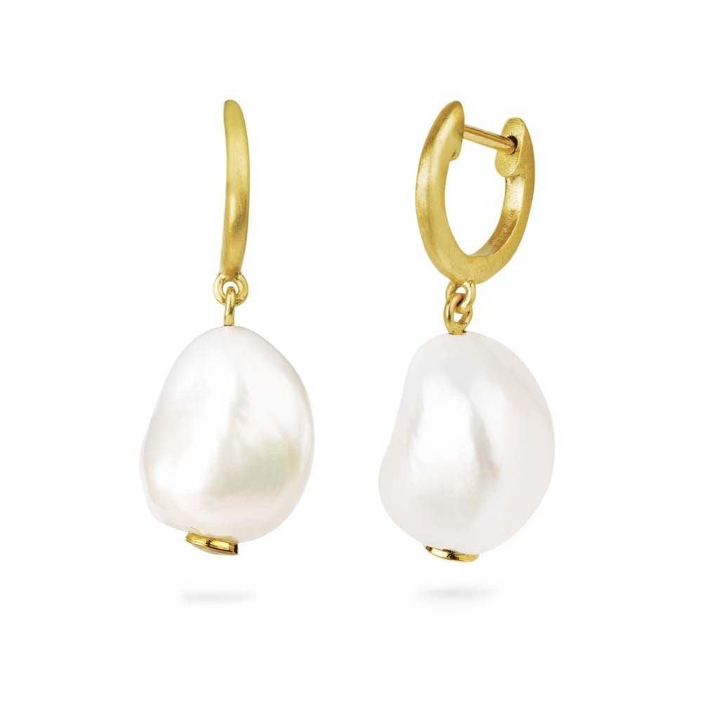 Aura Grande Hoop sølv forgyldt