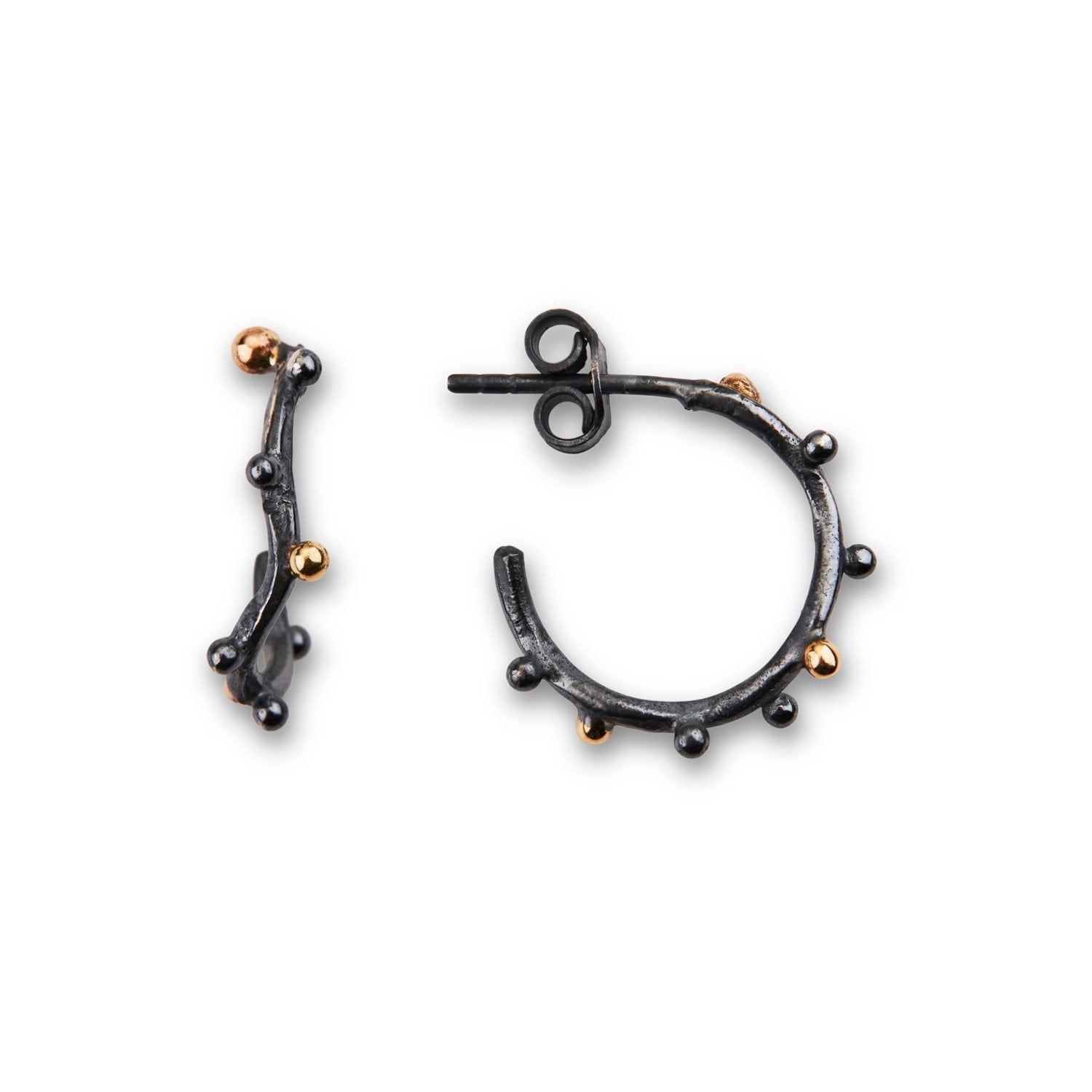 Grace oxyderet creol m/14kt 15 mm