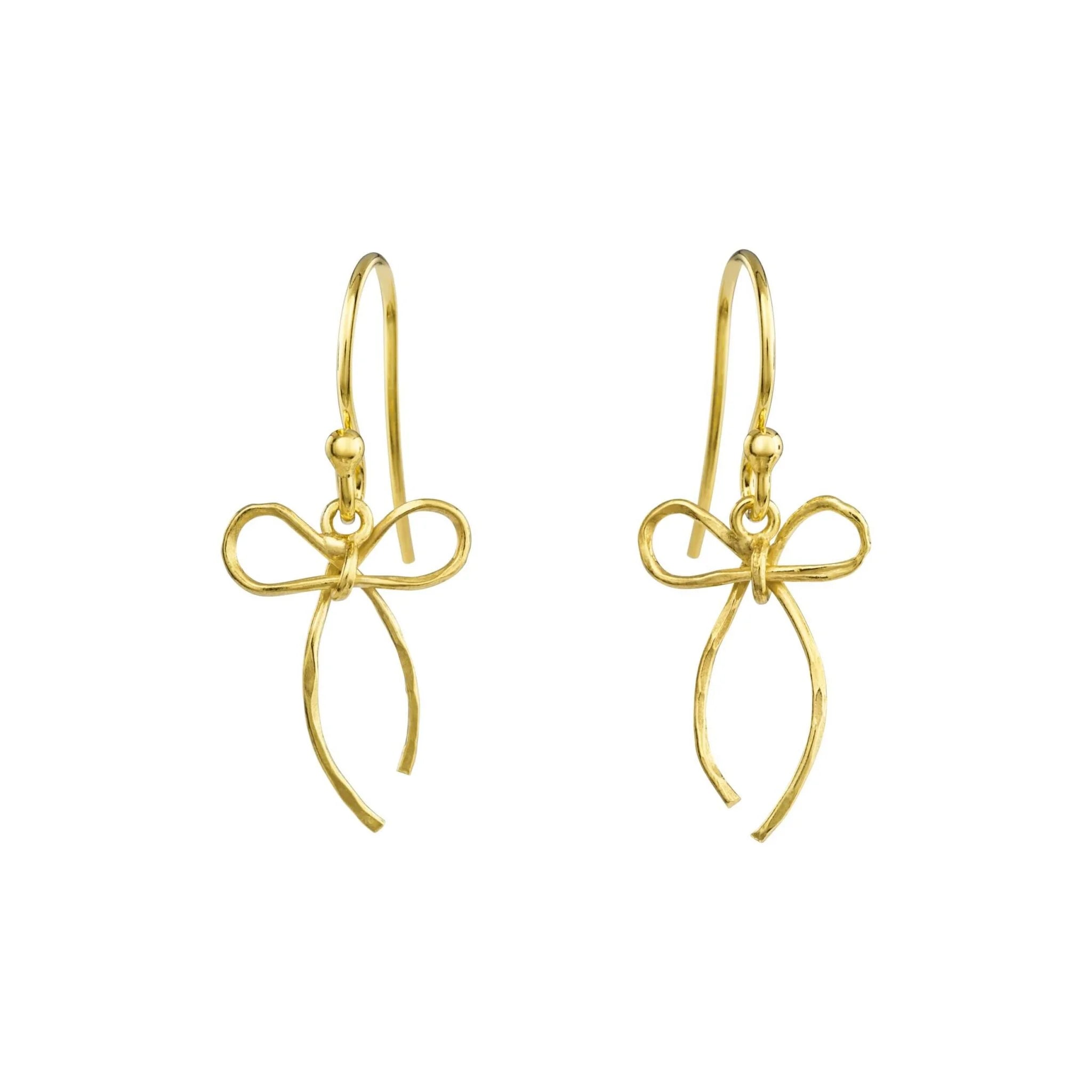 Sølv forg. ørebøjle, hamret overflade