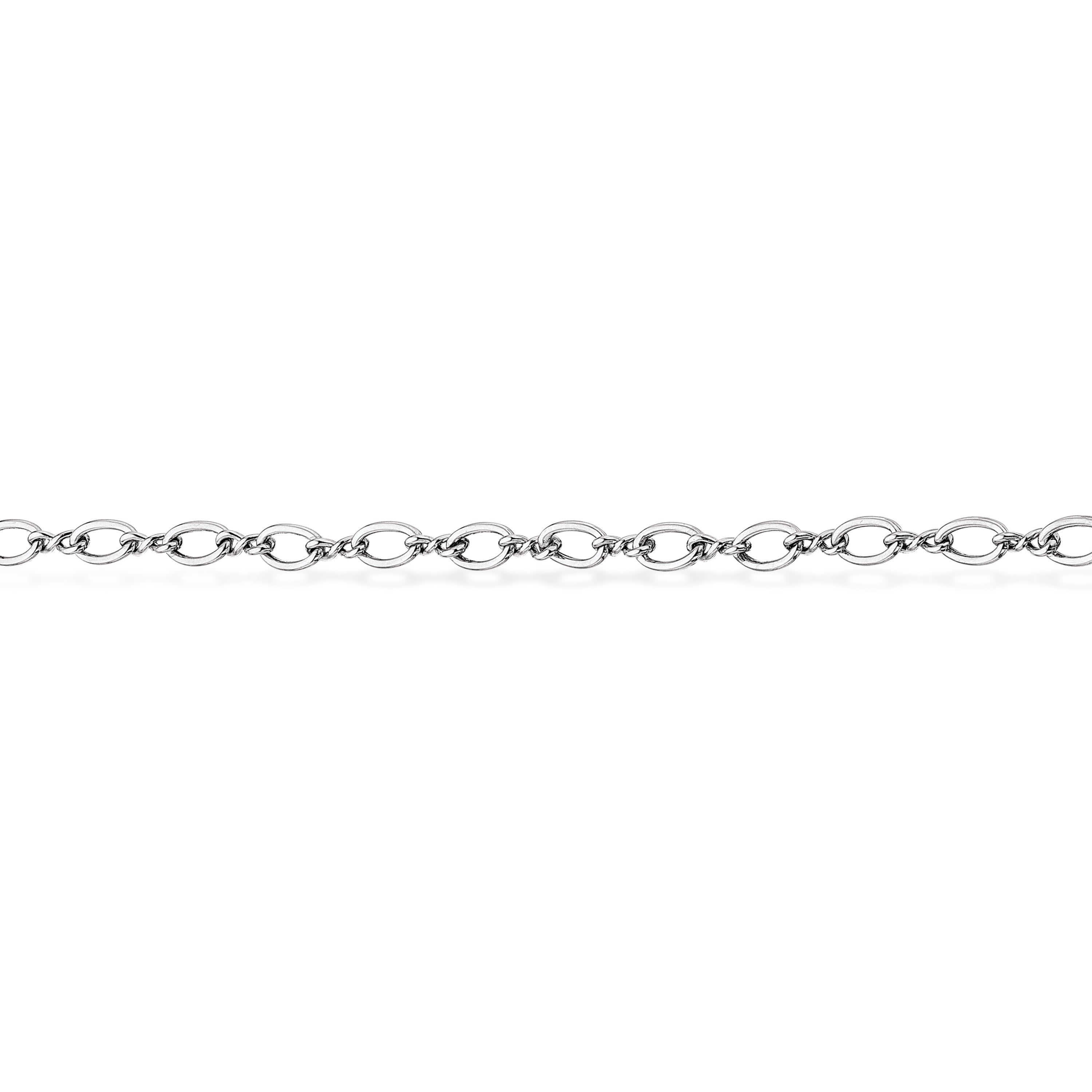 8 kt. hv. armbånd