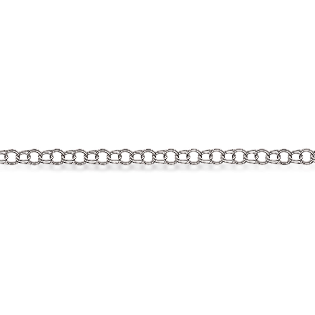 Sølv barnearmbånd bismark, 15 cm.