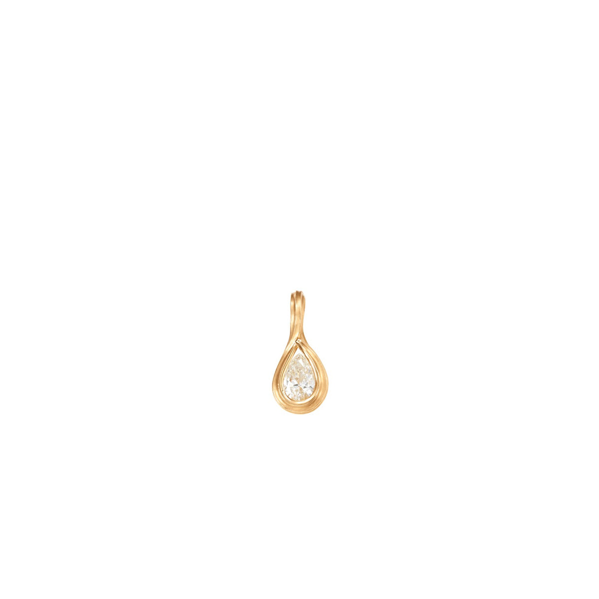 Ocean Drops Solitaire vedhæng i 18 kt. med pæreformet diamant 0.30ct. TW.VS