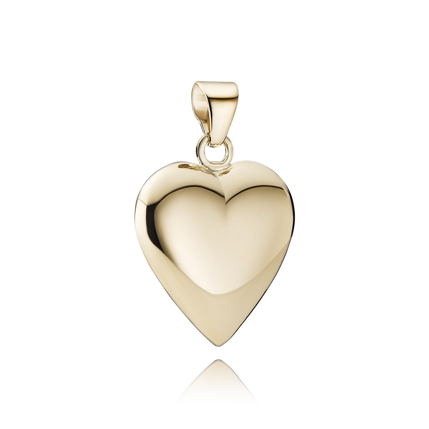 14 kt. Hjerte 21x21 mm.