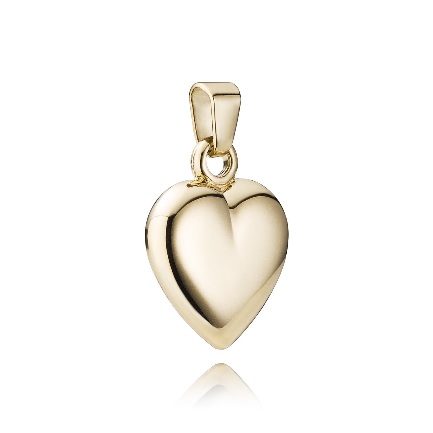 14 Kt. Hjerte 12x12 mm