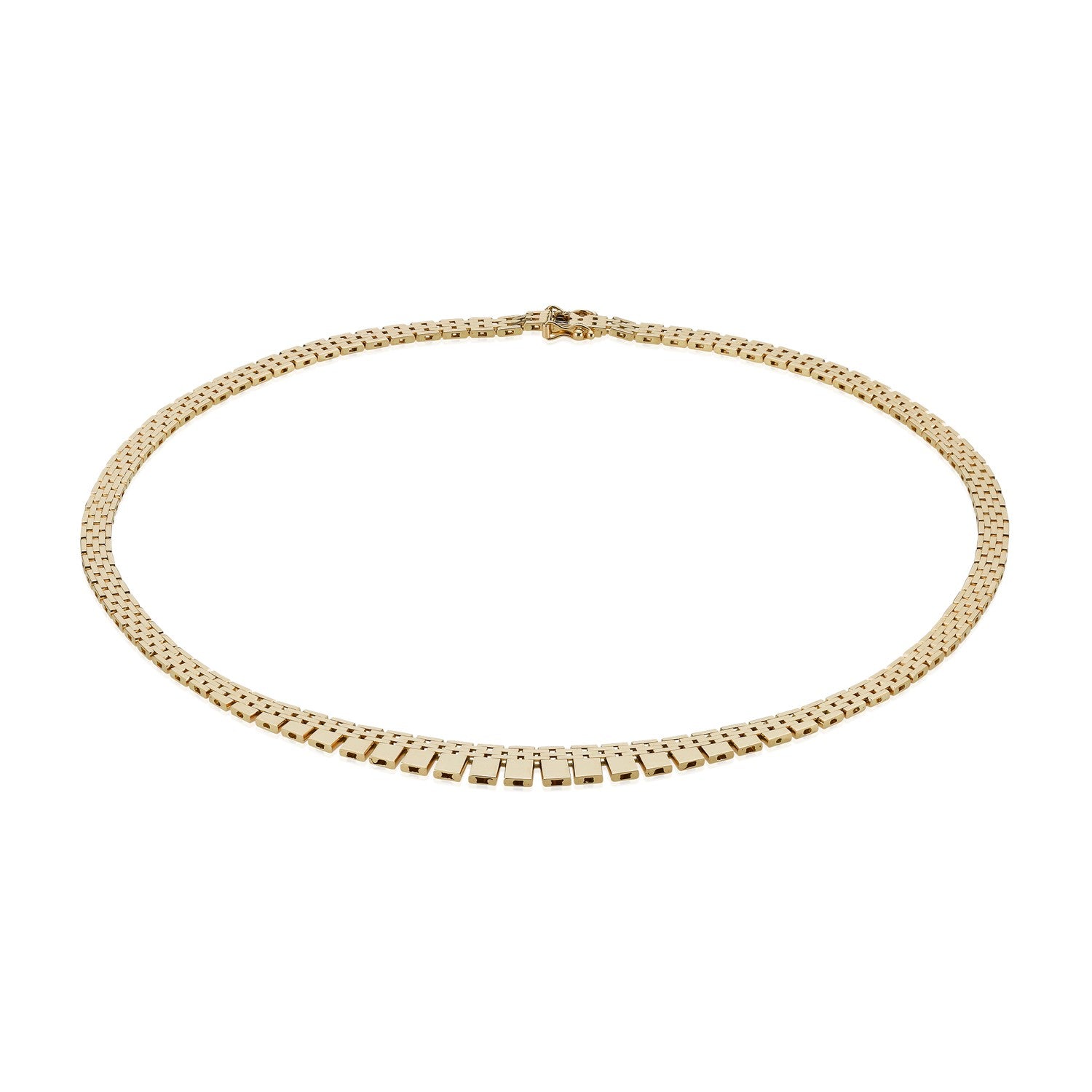 14 kt. murstenscoll. 5rk i for