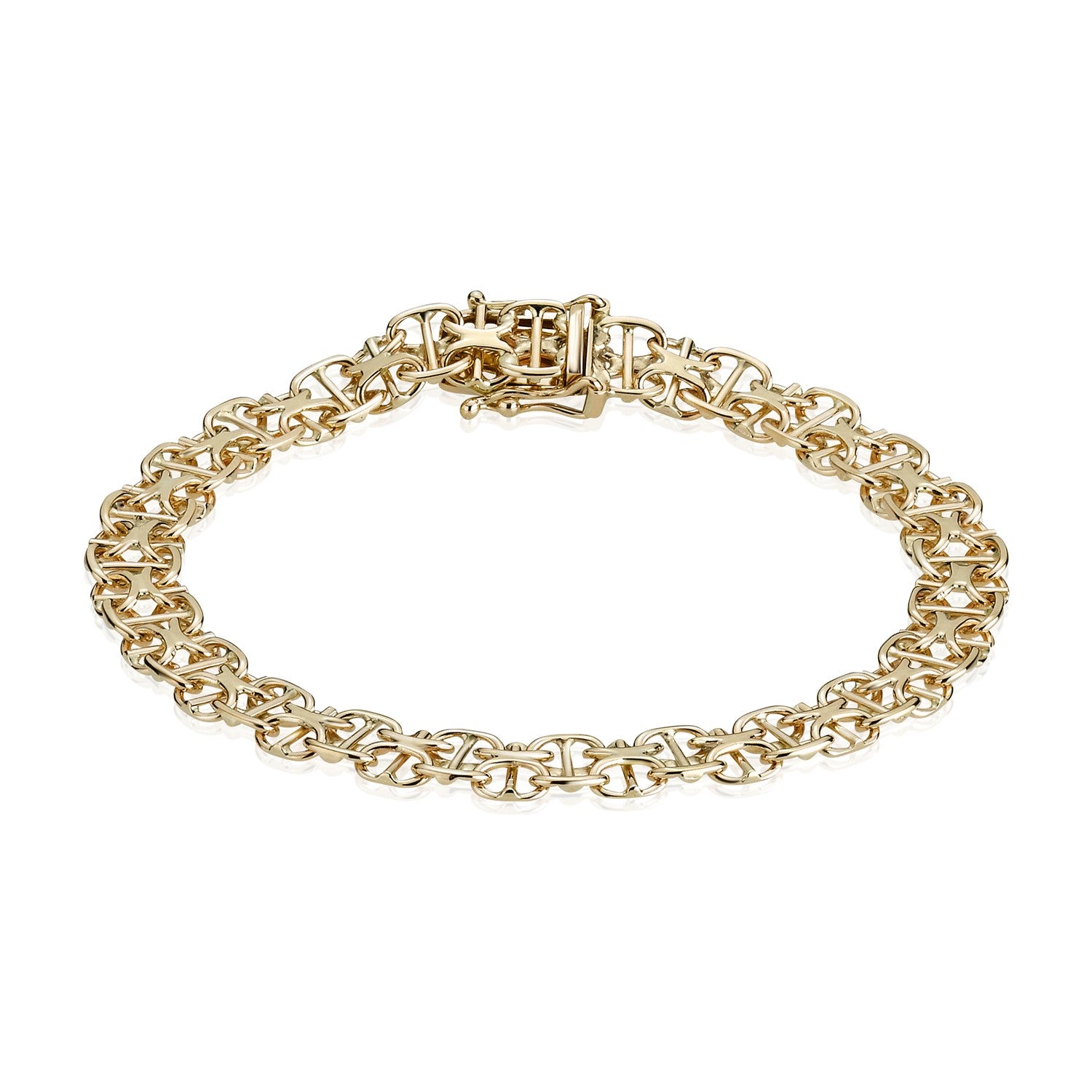 14 kt. armlænke x-stav