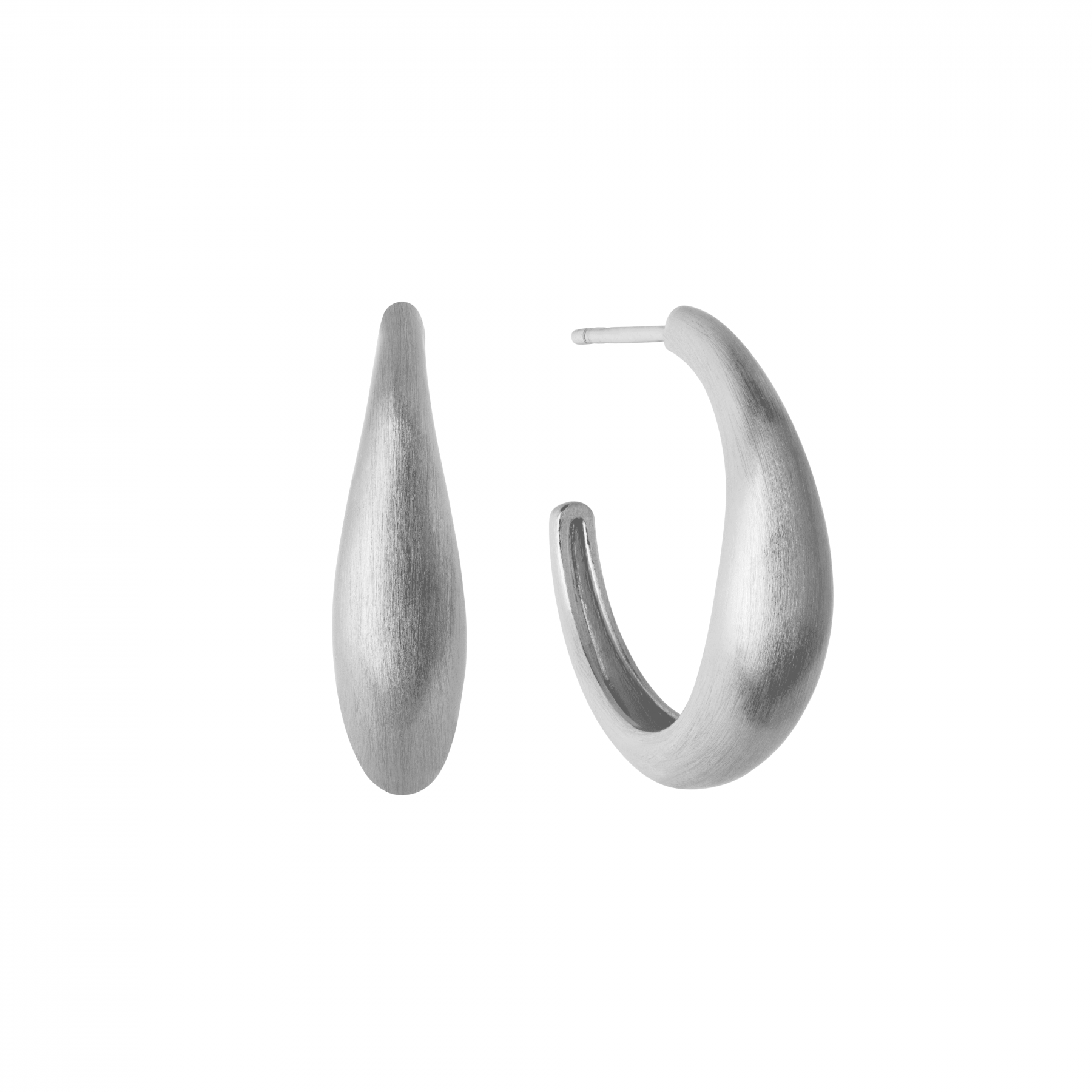 Sølv øreringe Ocean Flow Large