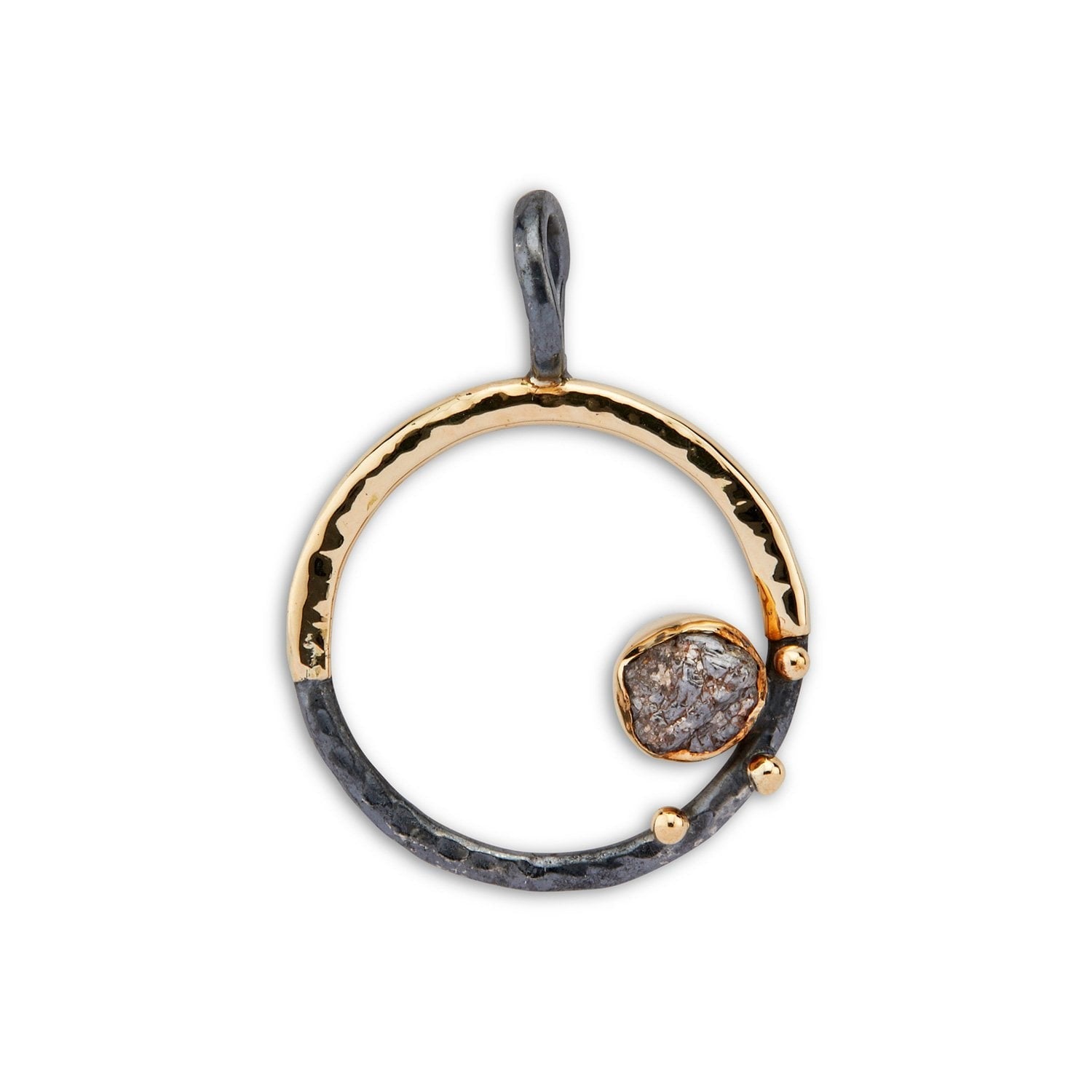 Sølvvedhæng Victoria Raw m/rådiam.1,10ct