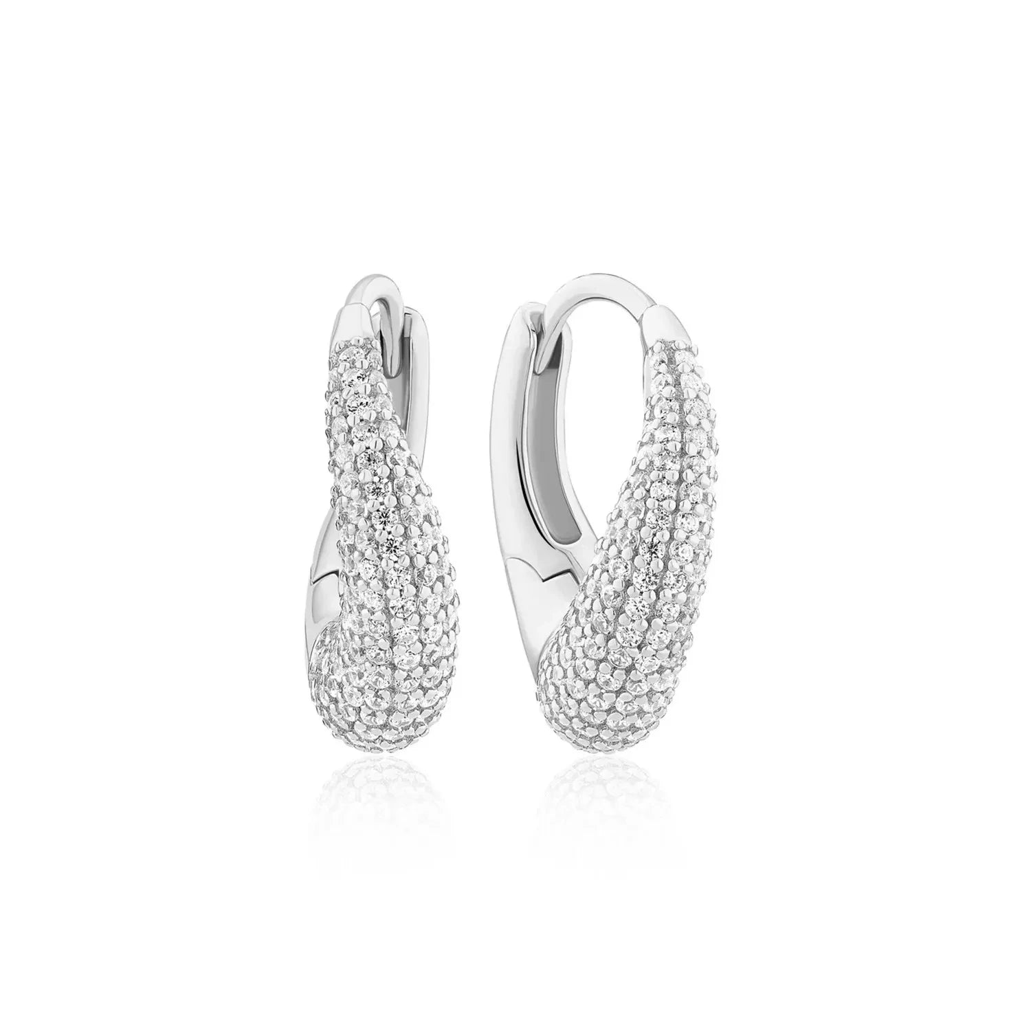 Glorenza Piccolo sølv øreringe