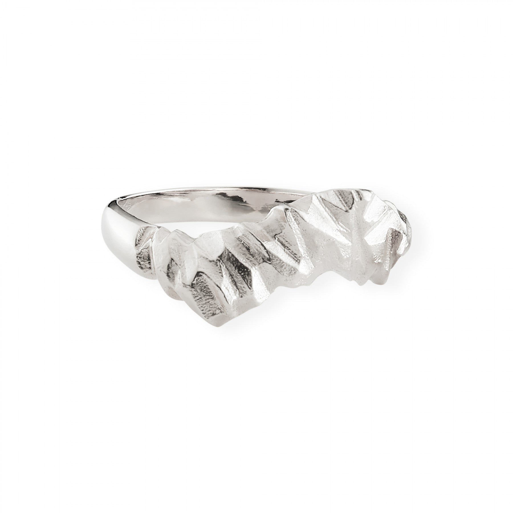 Fragment Silicium sølvring, Camille Brinch