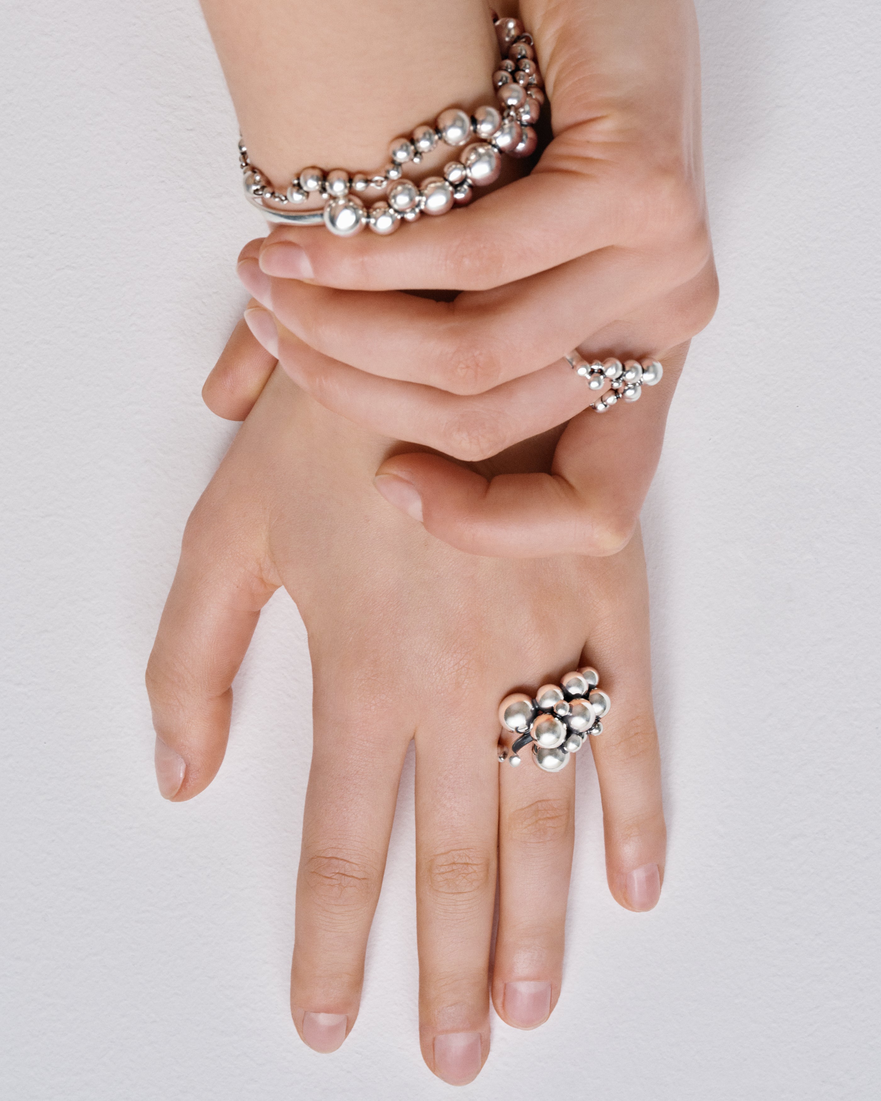 Moonlight Grapes sølv armring