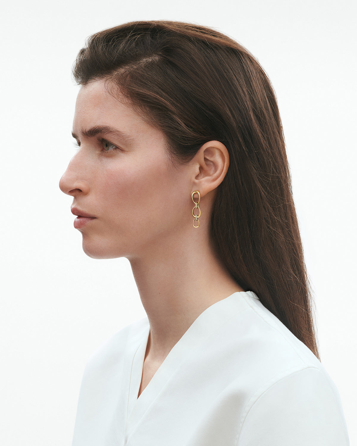 18 kt. Offspring øreringe m/0,11 ct.