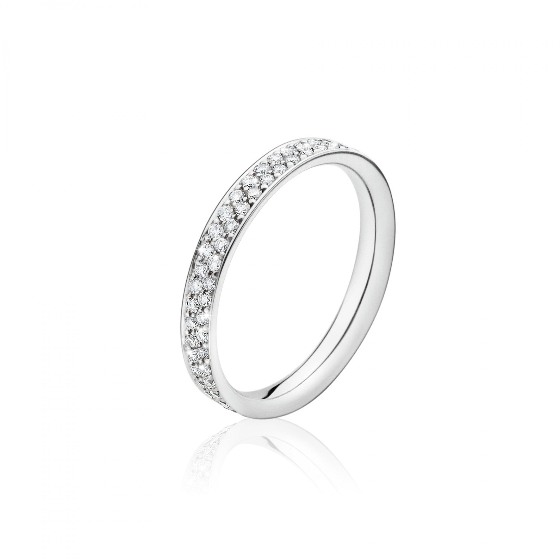 Magic ring 18 kt. HG 0,52ct Pavé 1513B