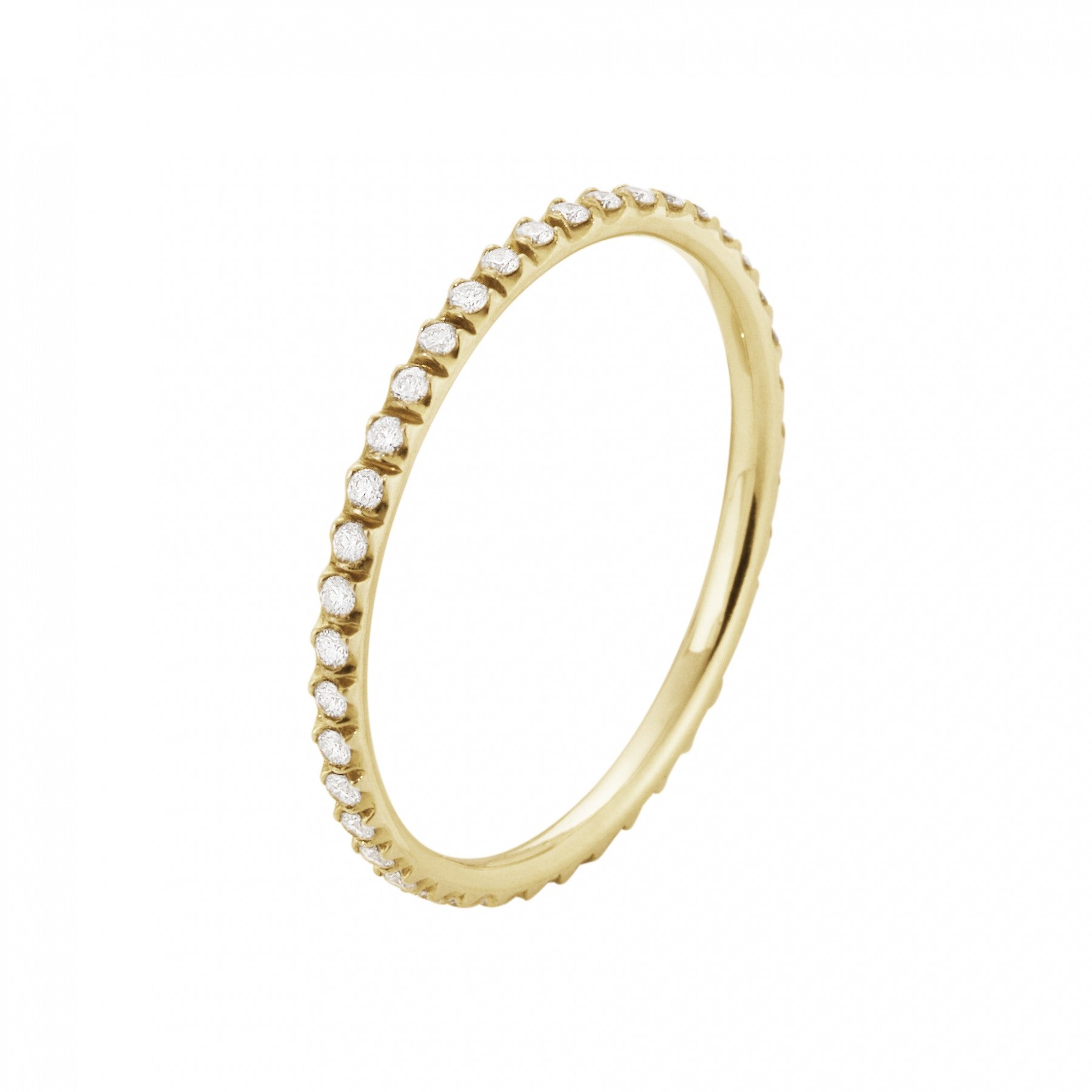 18 kt. Signature ring 0.22 ct.