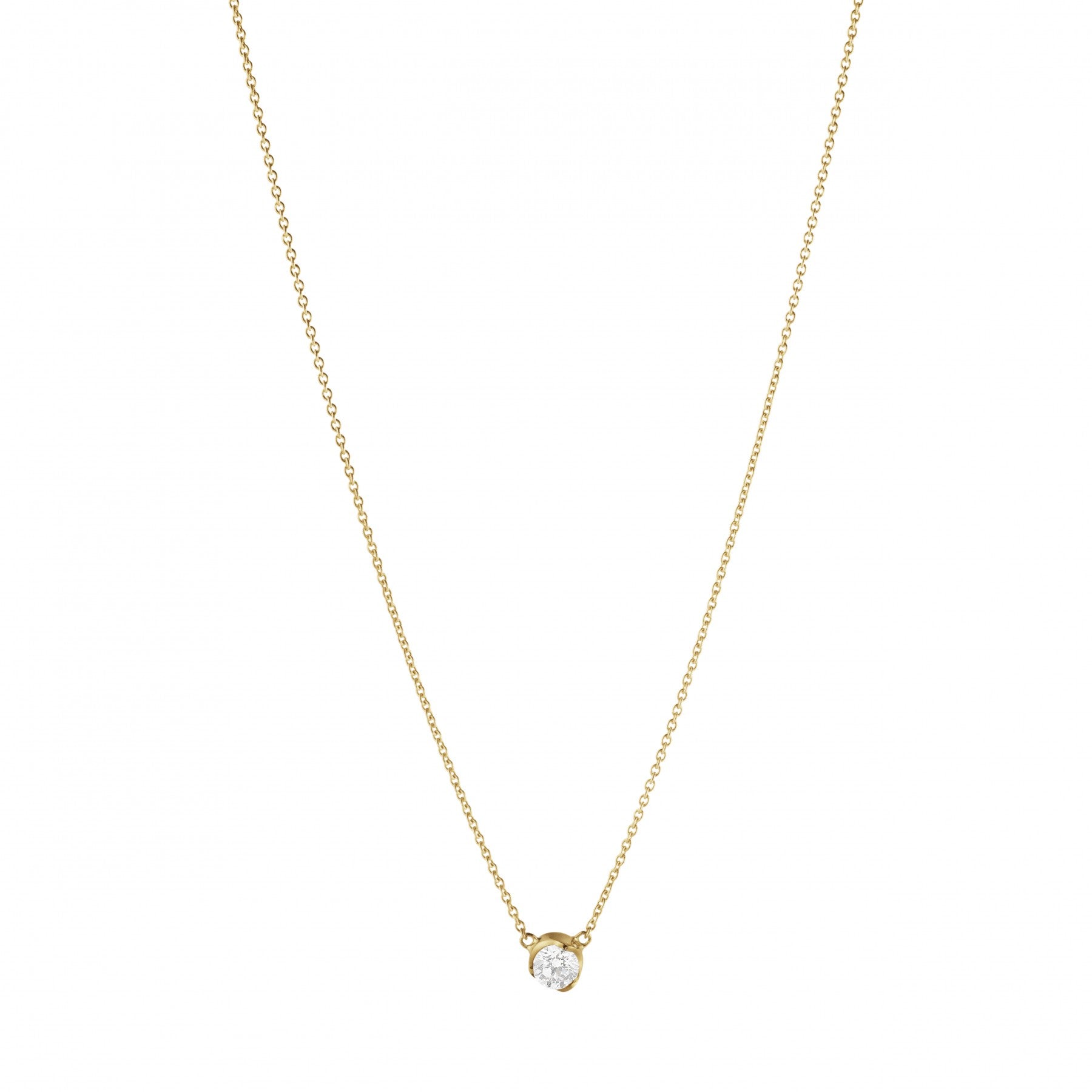 18 kt. Signature Solitaire vedhæng 0,20 ct.