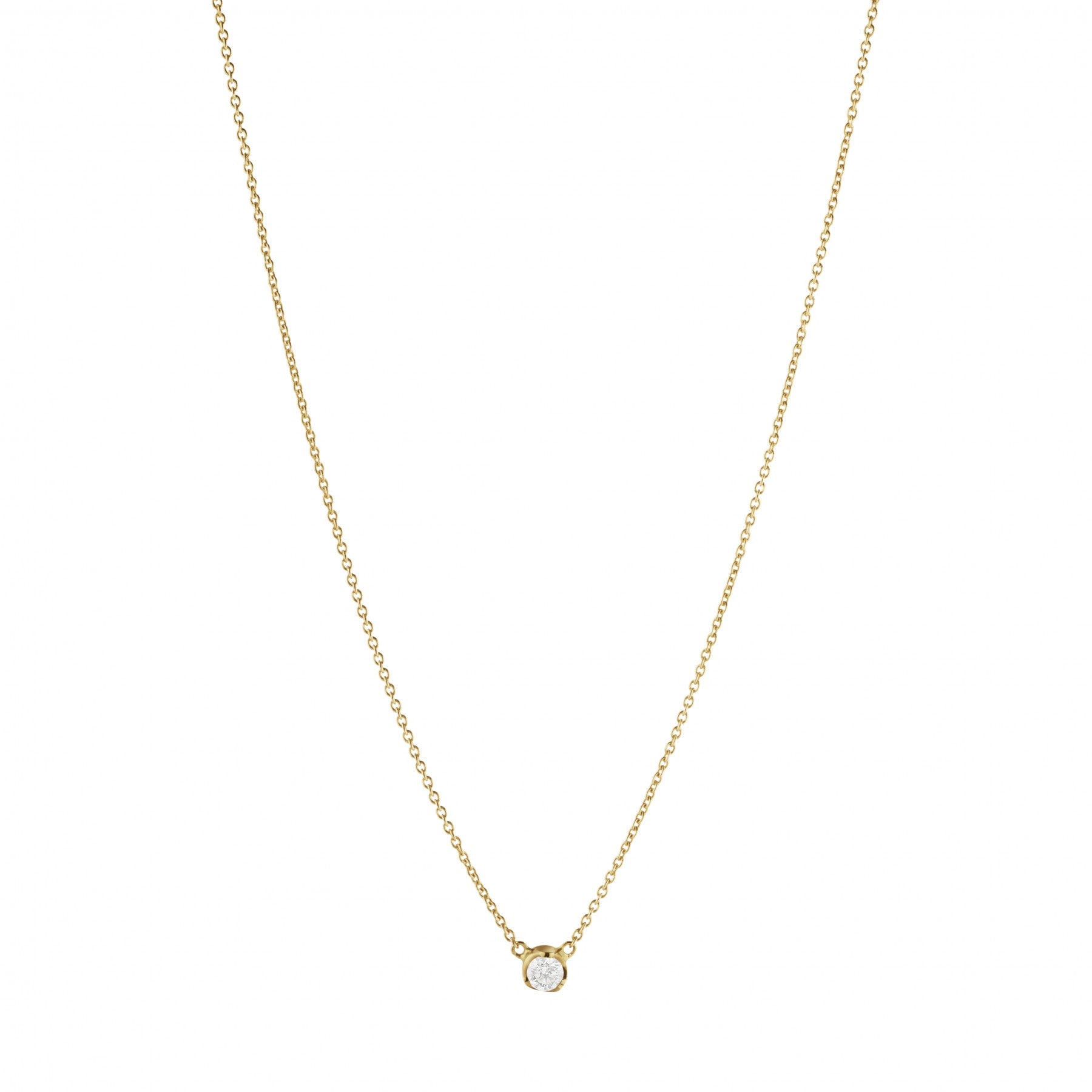 18 kt. Signature Solitaire vedhæng 0,10 ct.