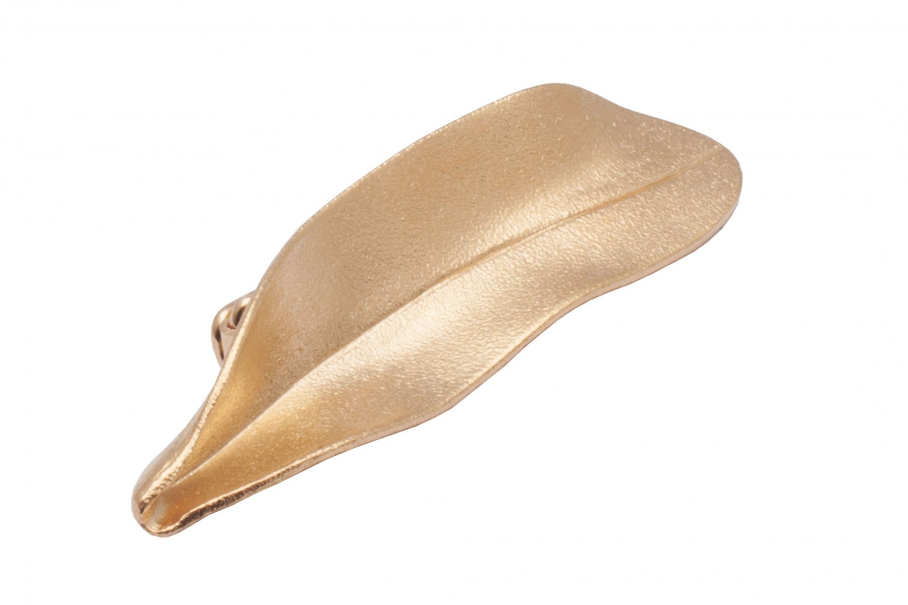 Broche sølvforgyldt Grass mellem