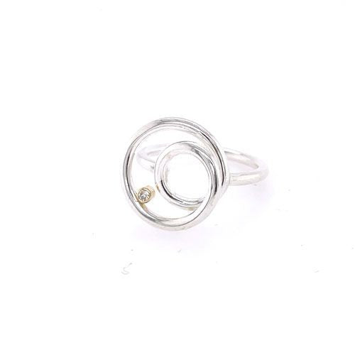 Twister Sølvring m/0.02 W/Vs
