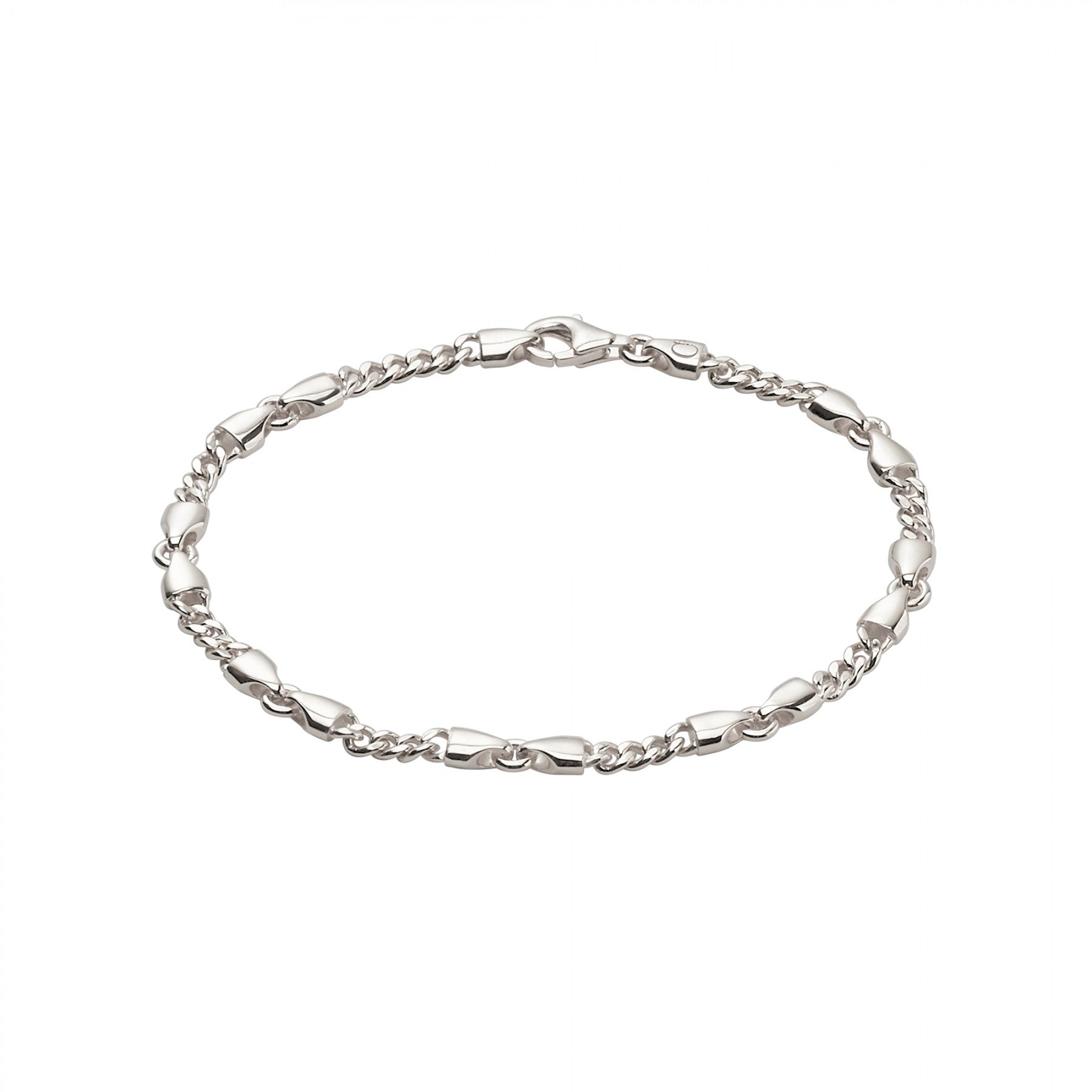 Lille CB Sølvarmbånd 17 cm.