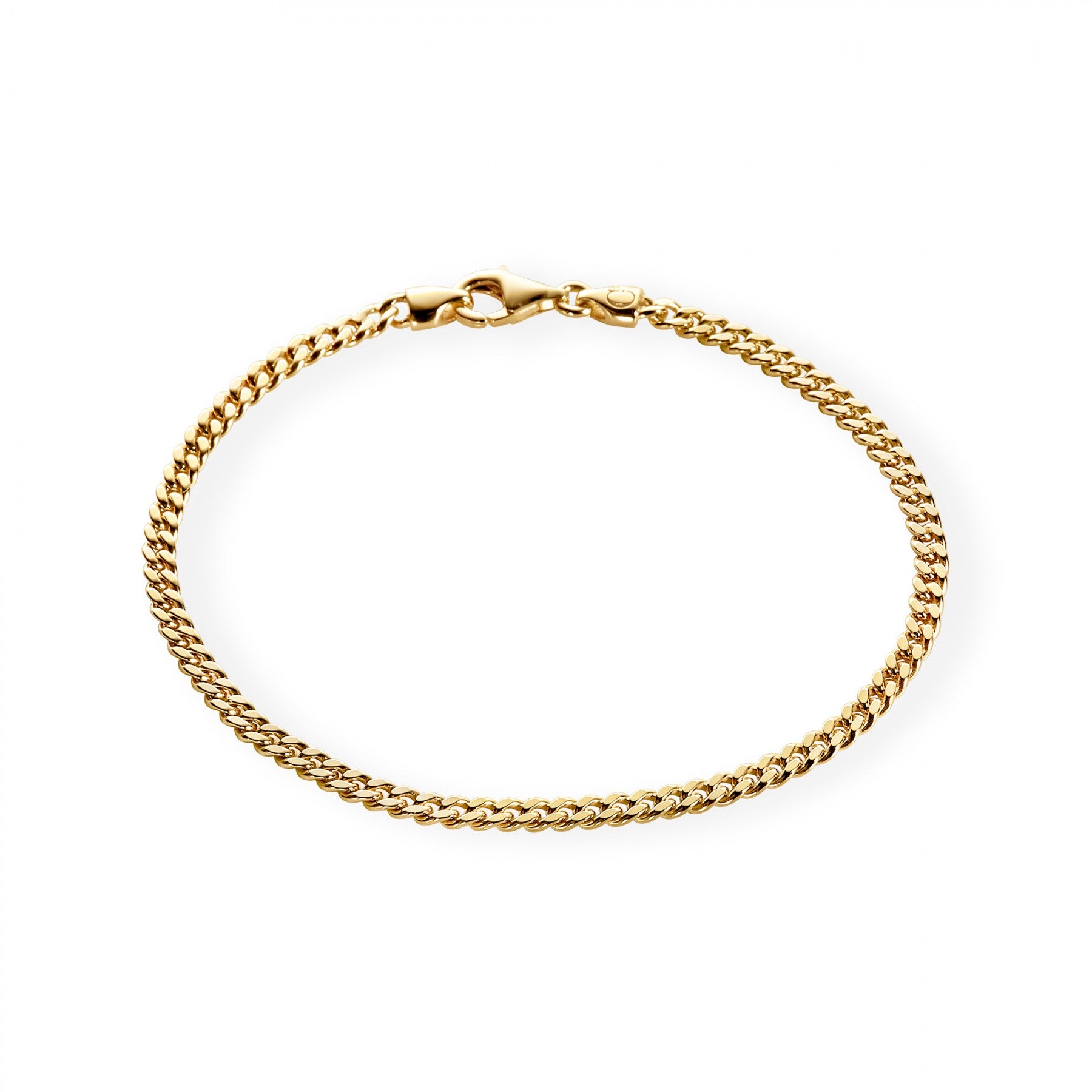 Lille Panzer sølvarmbånd forgyldt Cam. Brinch 17