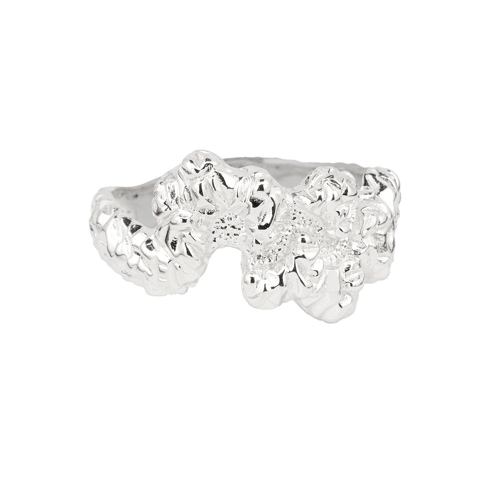Levitate Crush ring sølv