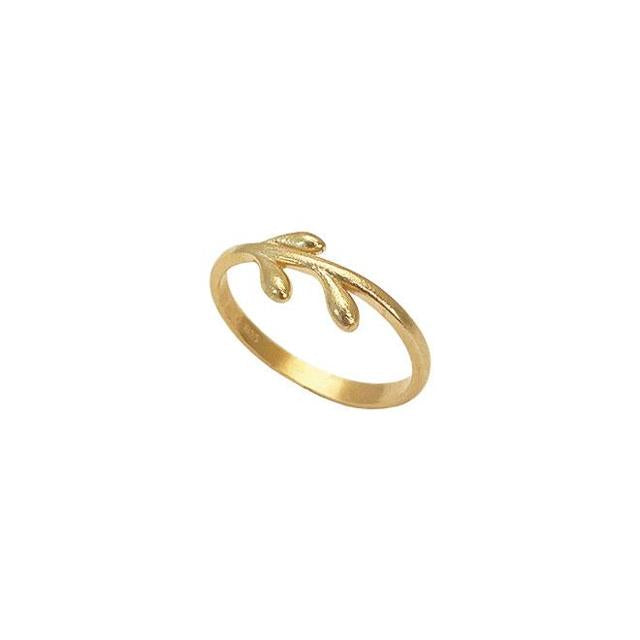 FLOREA forgyldt ring mini