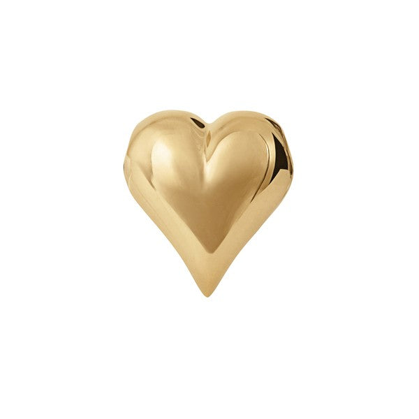 Hjerte Lås 18 karat rødguld blank