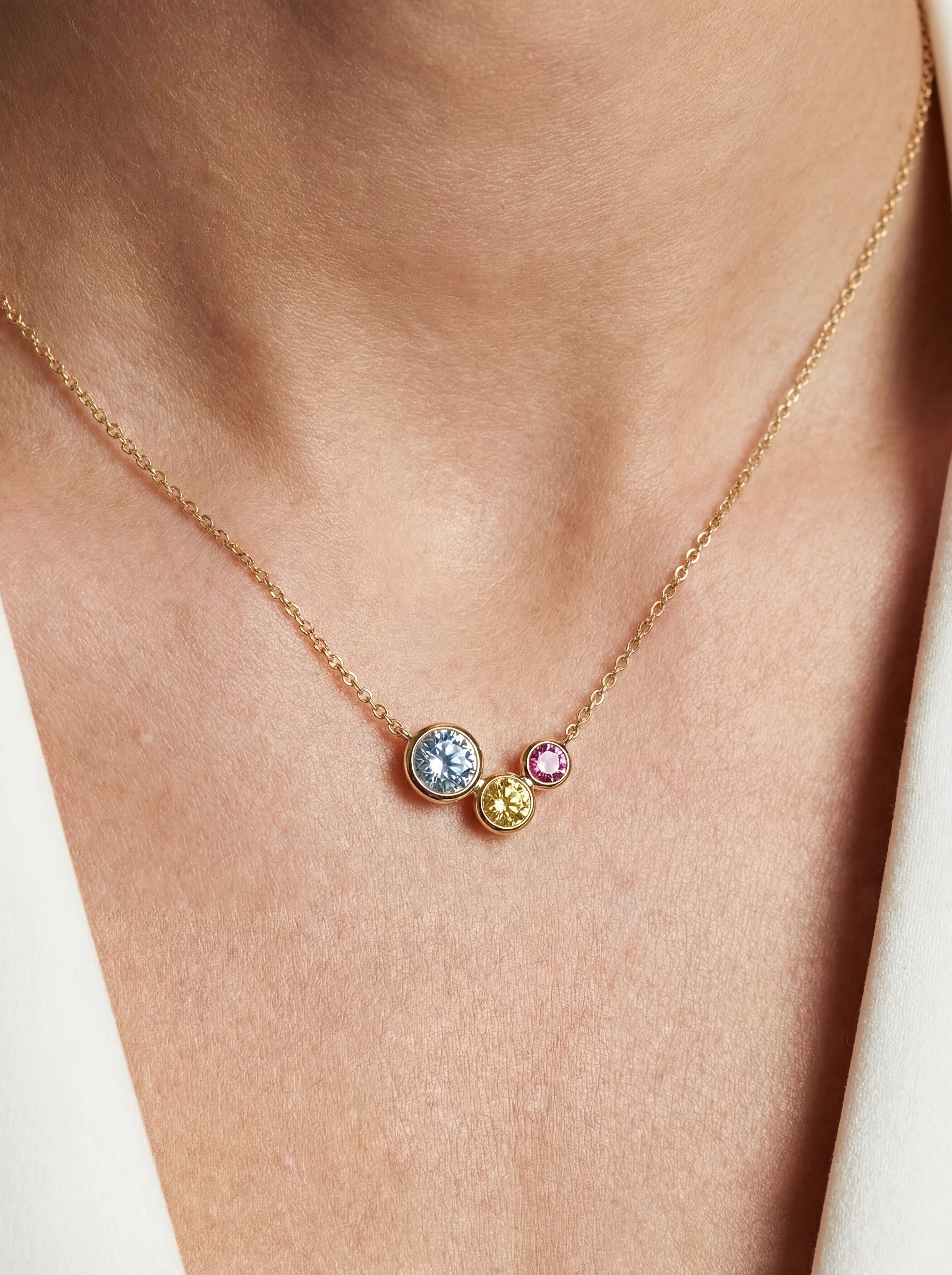 Sardinien Tre forgyldt halskæde