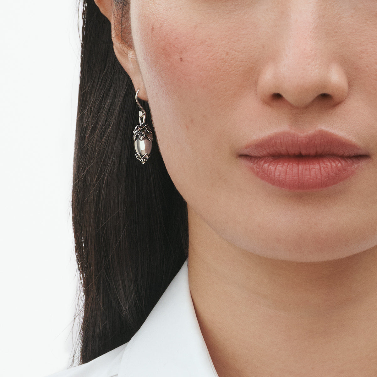 Årssmykke 2026 øreringe sølv