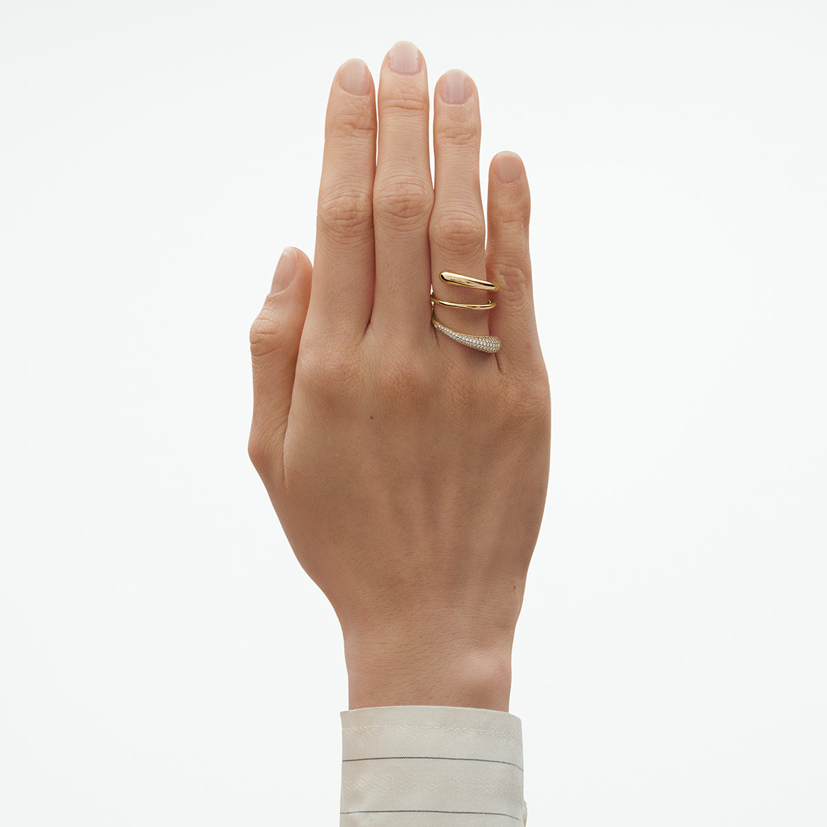 18 kt. Mercy Twist ring m/0,49 ct.