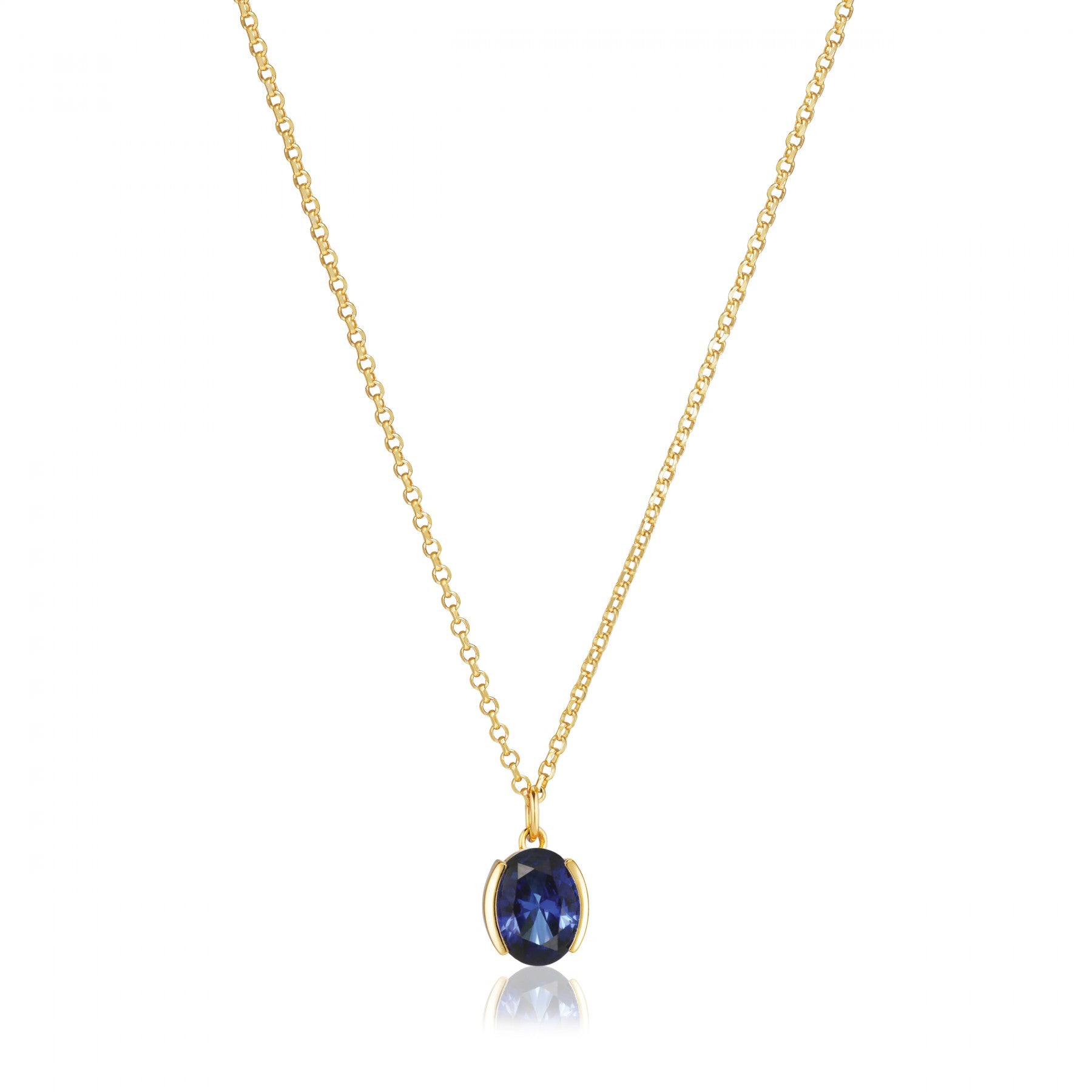 ELLISSE CAREZZA NECKLACE forgyldt