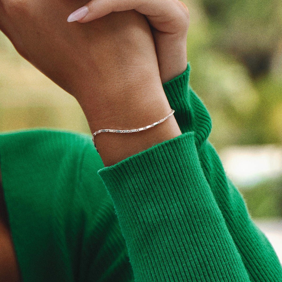 Small Essentia sølv armbånd
