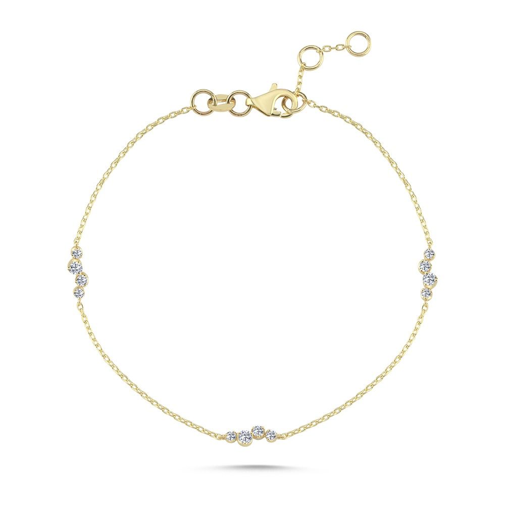 14 kt. Aura armbånd med ialt 0.24ct. W.si