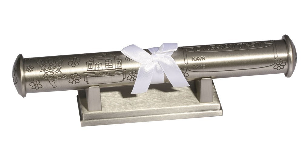 Dåbsrør fortinnet m/fod