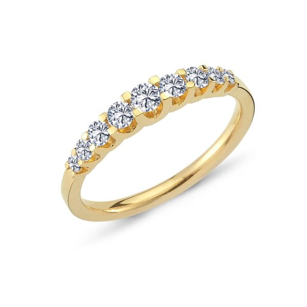 14 kt. Empire ring m/0,50 ct. W-si