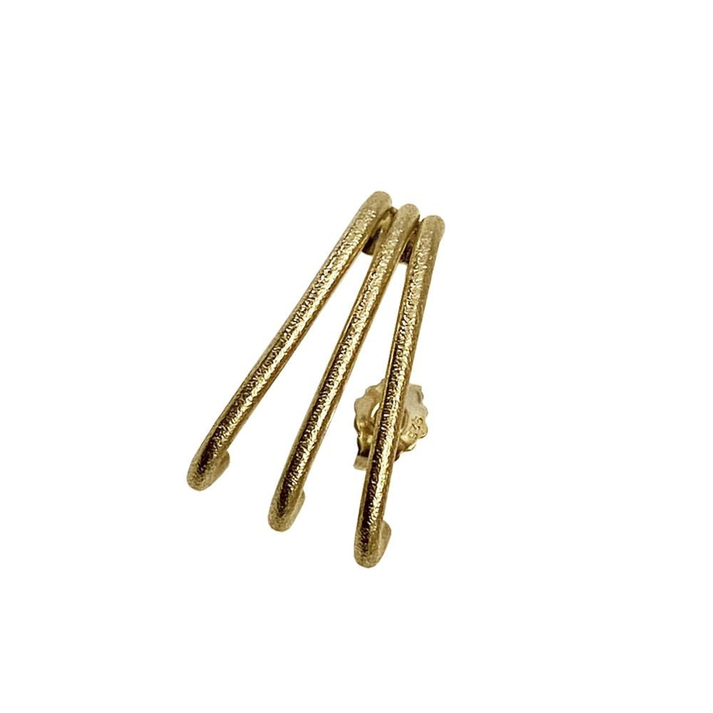 Sølvøreringe forg. three thread**